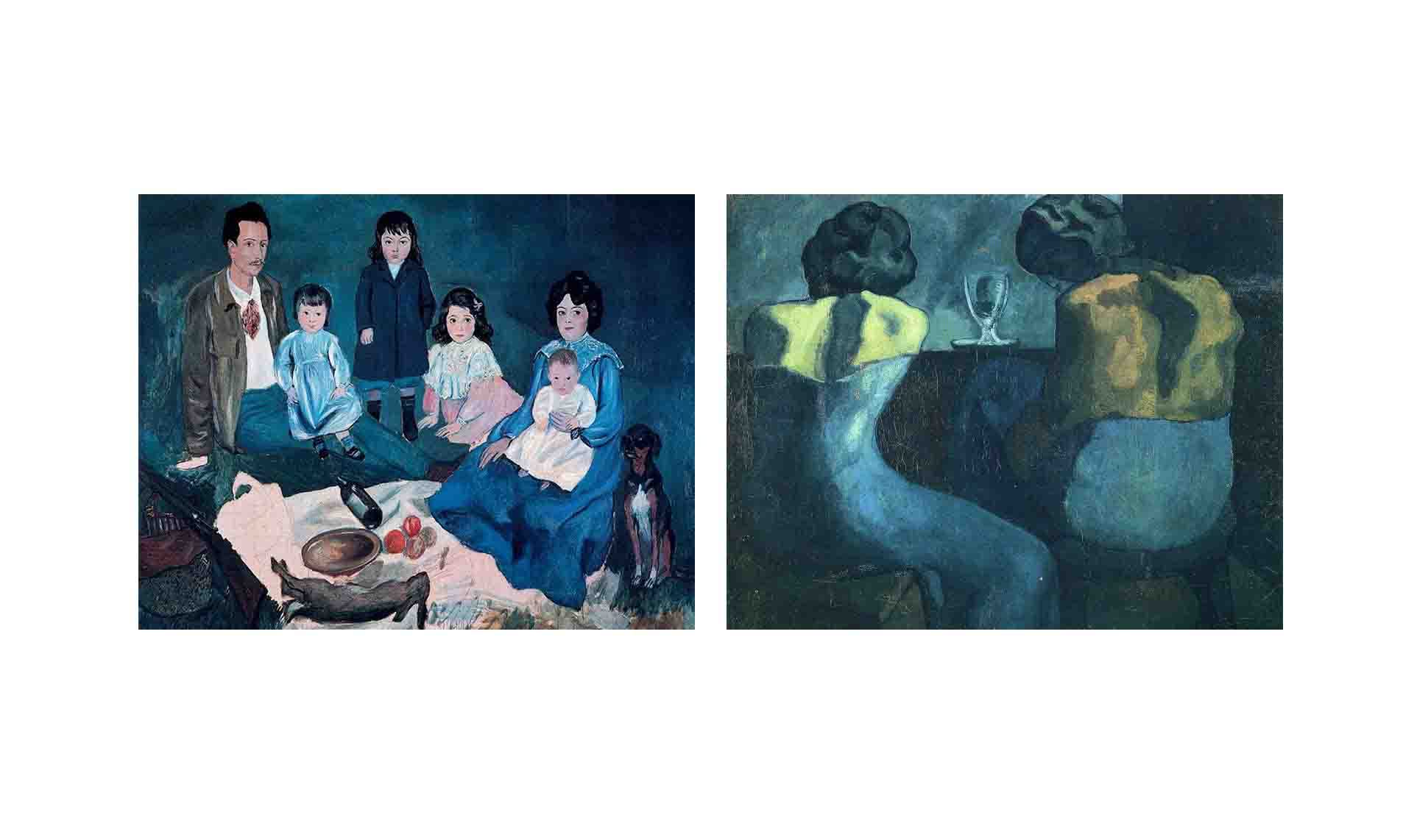 2 Piece Pablo Picasso Abstract Paintings Canvas Wall Art - Modern Farmhouse Decor for Living Room, Bedroom & Office - Unframed 24x33 inch (60x85cm) Prints - Perfect for Home Decor & Gift Giving