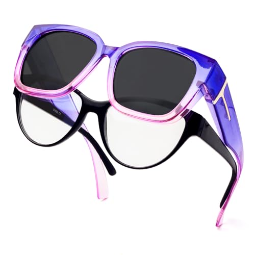 Gradient Purple Frame/Grey Lens