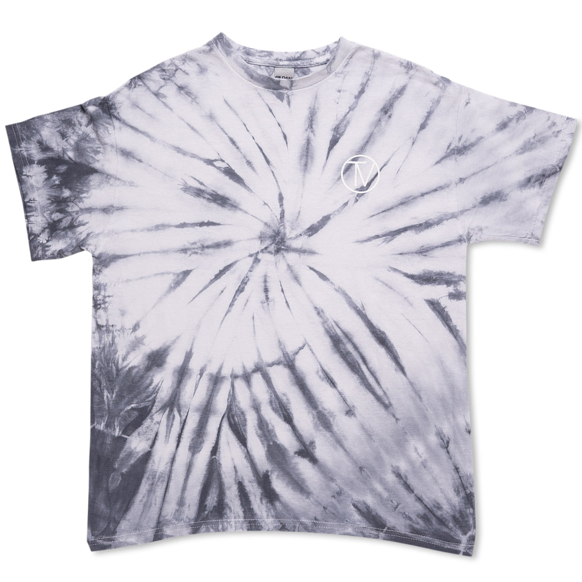 Trendy Silver Tie Dye T-Shirt for Men & Women | Soft Cotton Graphic Tee | Perfect for Casual Wear, Parties & Festivals