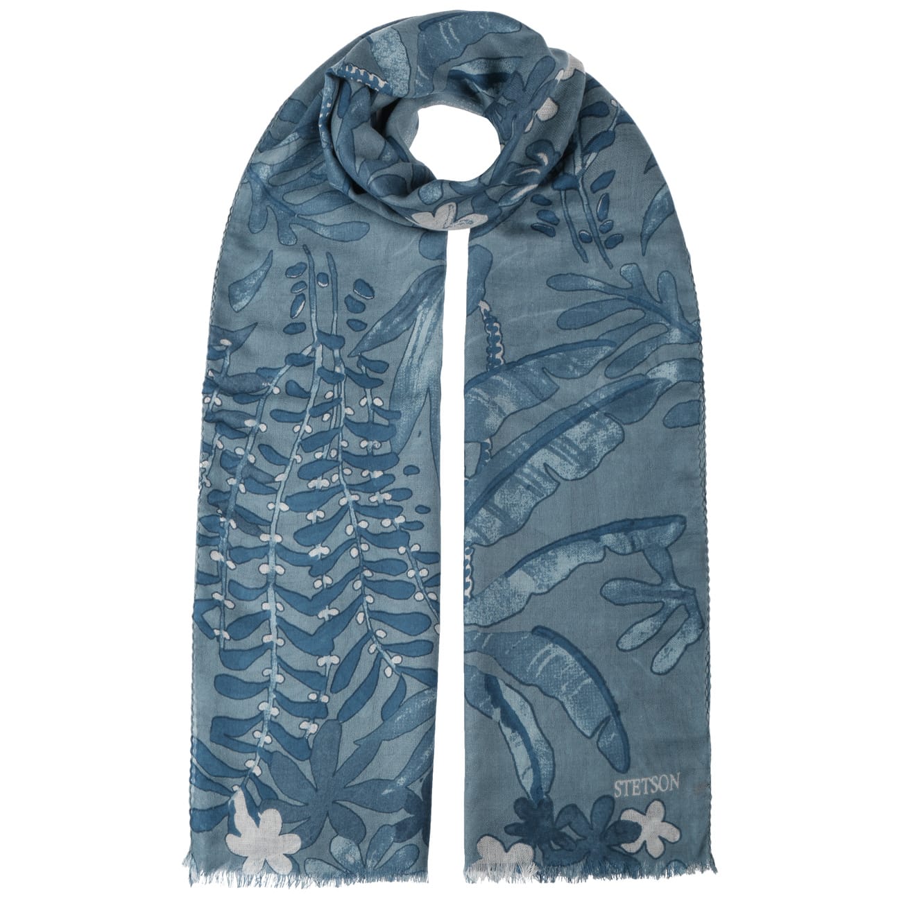 Stetson Botanicals Summer Scarf - Lightweight Floral Print Fashion Accessory for Women | Perfect for Beach Outings, Summer Weddings & Outdoor Events