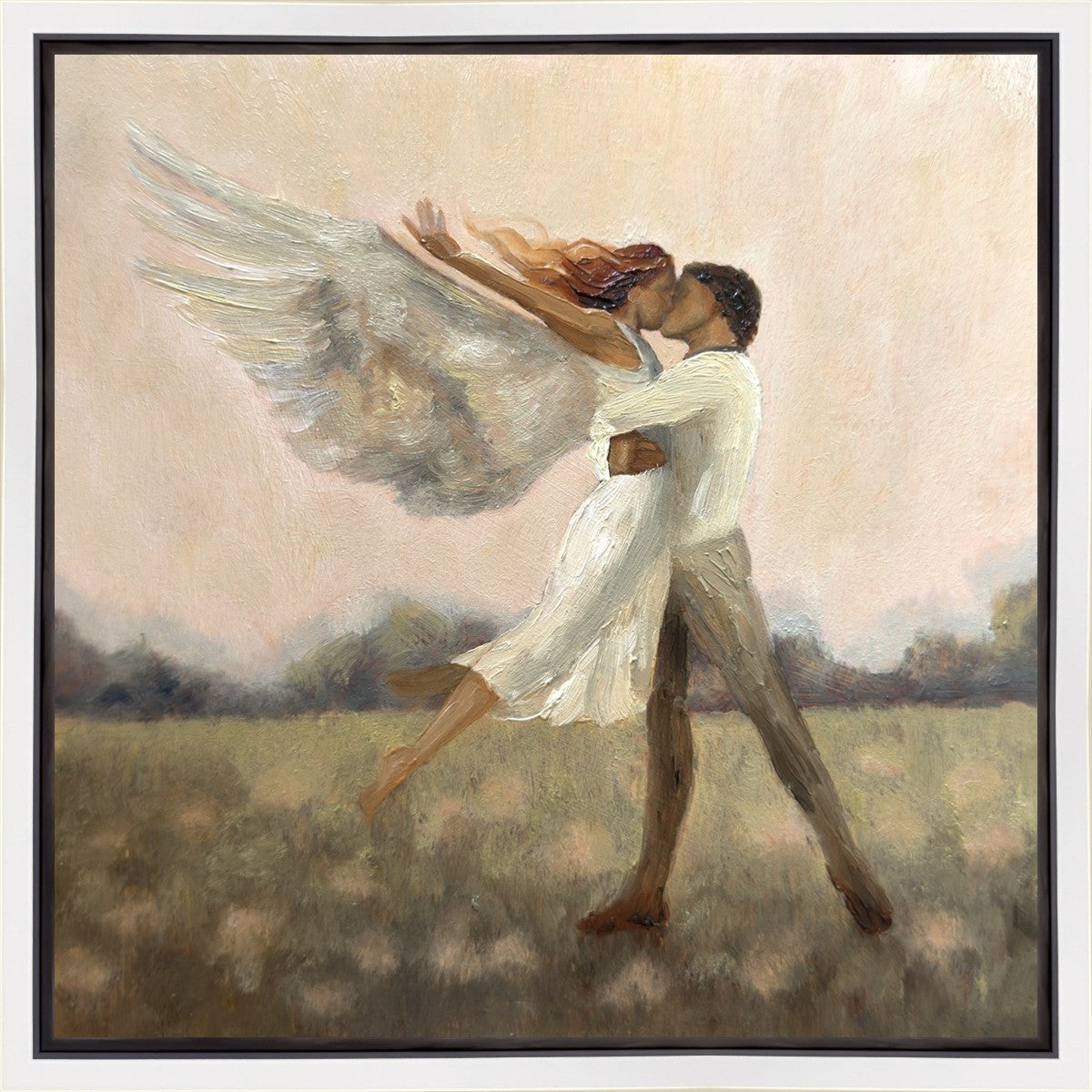 Stunning Dance of Sky and Ground Gallery Wrap Canvas Art - Modern Home Decor for Living Room, Bedroom & Office - Perfect Wall Art for Nature Lovers