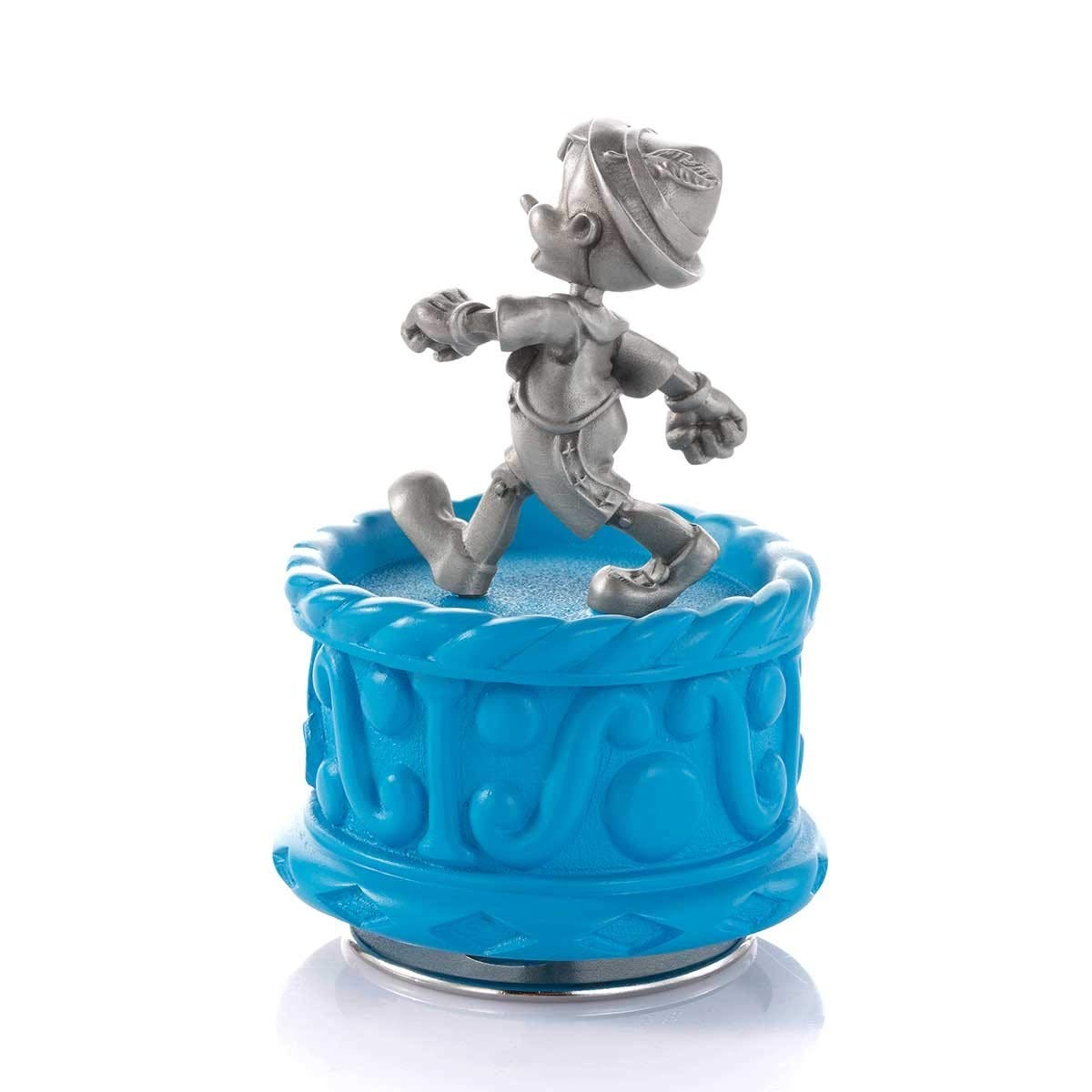 Royal Selangor Handcrafted Disney Pinocchio Pewter Music Carousel - Collectible Figurine & Musical Gift for Disney Fans, Home Decor, and Special Occasions