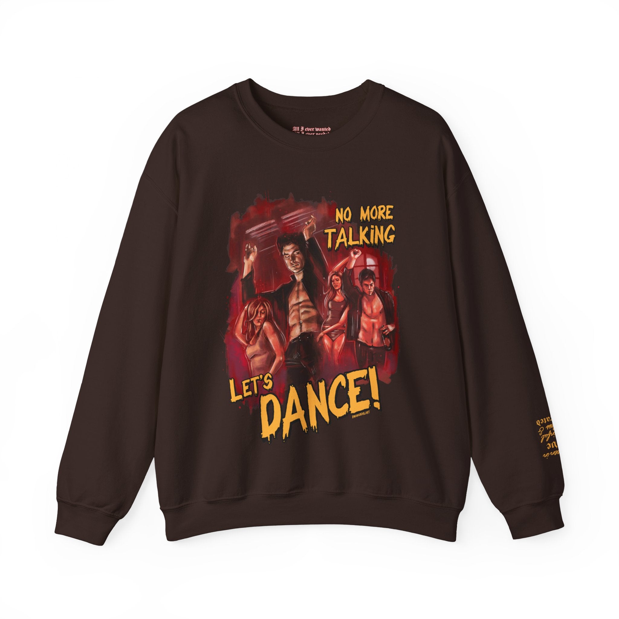 Let's Dance Crewneck Sweatshirt - Comfortable & Stylish Unisex Pullover for Dance Lovers | Perfect for Dance Classes, Performances & Casual Wear