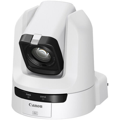 Canon CR N100 4K NDI PTZ Camera with 20x Optical Zoom - Professional Live Streaming & Video Conferencing Camera (Titanium White) for Church, Studio, and Event Broadcasting