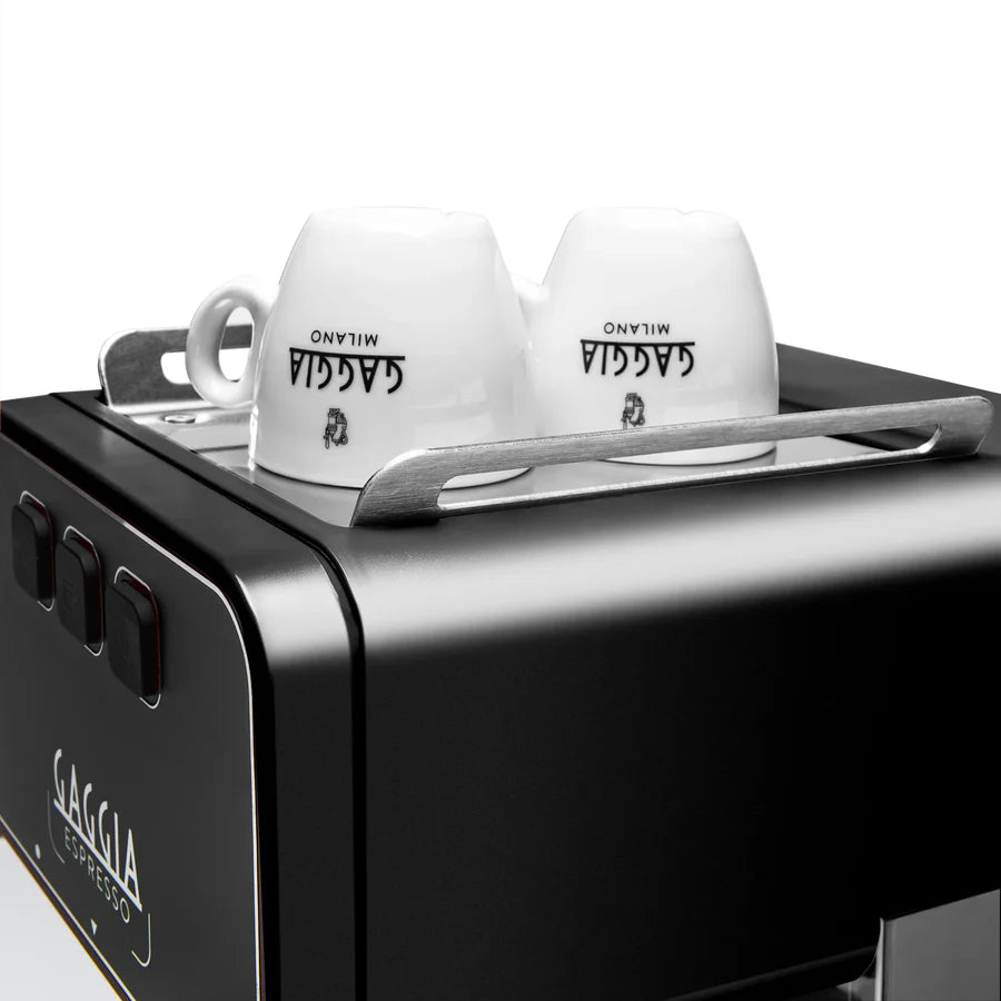 Gaggia Evolution Espresso Machine - Professional Italian Coffee Maker for Home Baristas | Perfect for Espresso, Cappuccino & Latte | Black