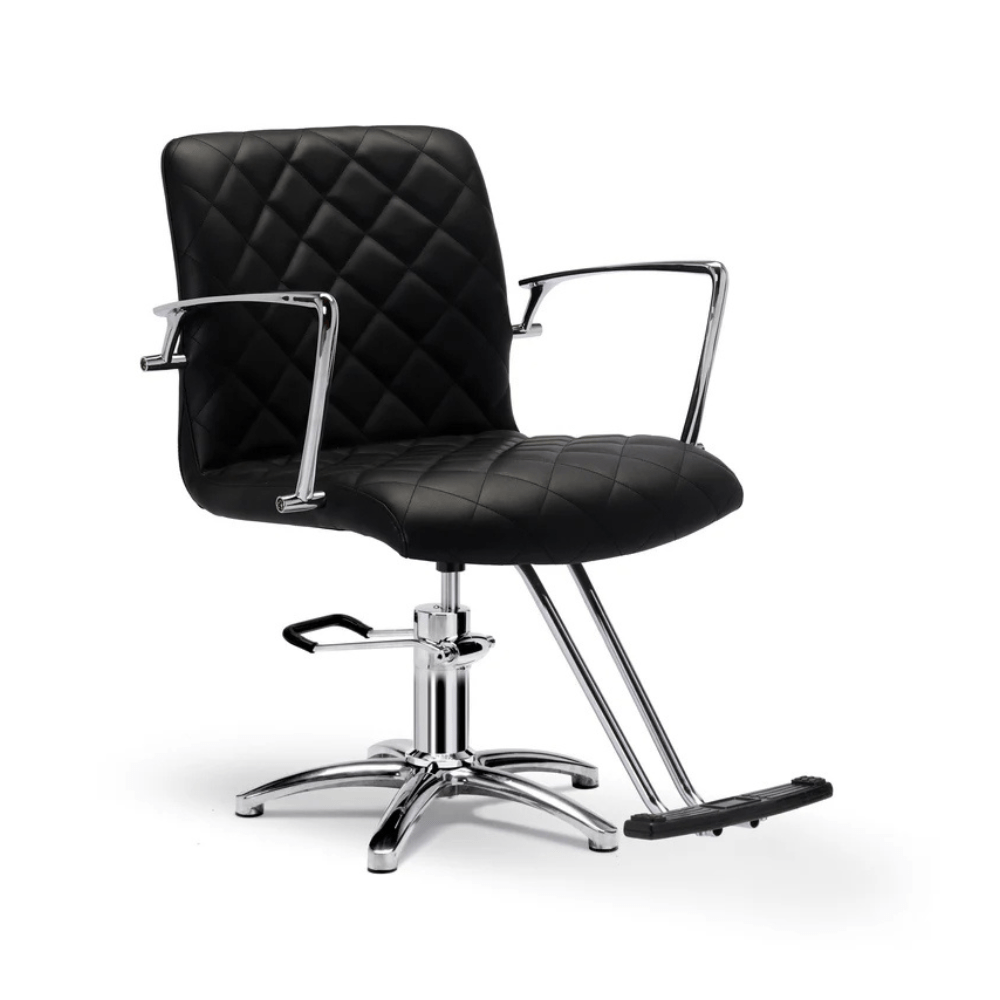 Lanvain SARA Styling Chair 259 - Professional Salon Chair for Hairdressers & Barbers - Adjustable Hydraulic Stylist Chair with Swivel Base - Perfect for Salons, Barber Shops & Home Use