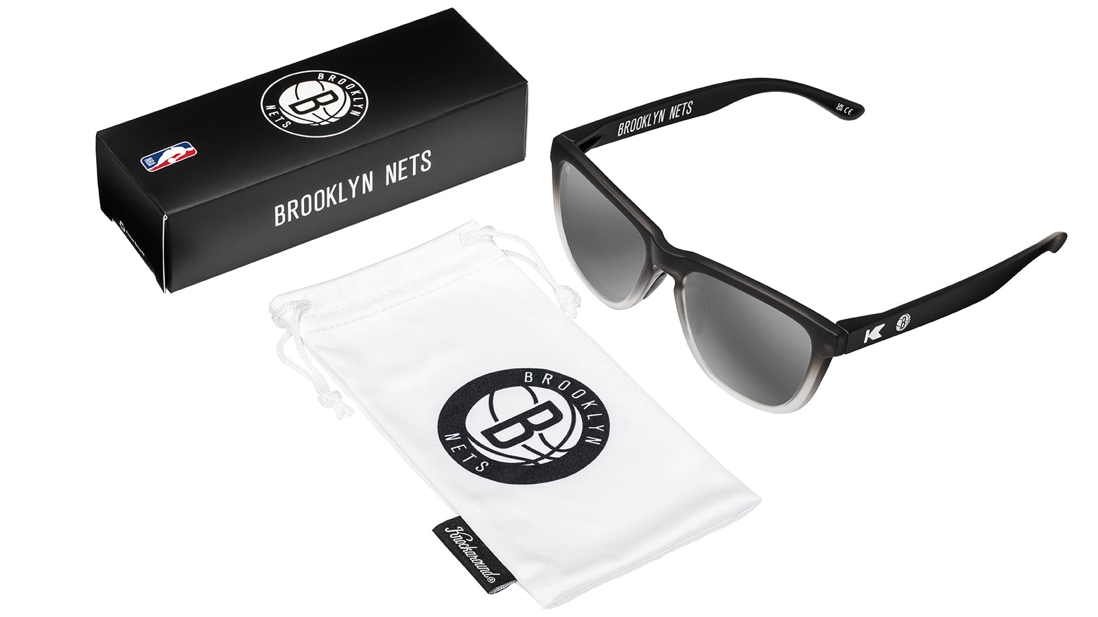 Brooklyn Nets NBA Team Logo Polarized Sunglasses for Men & Women - UV Protection, Stylish Sports Shades for Basketball Fans, Outdoor Activities & Driving
