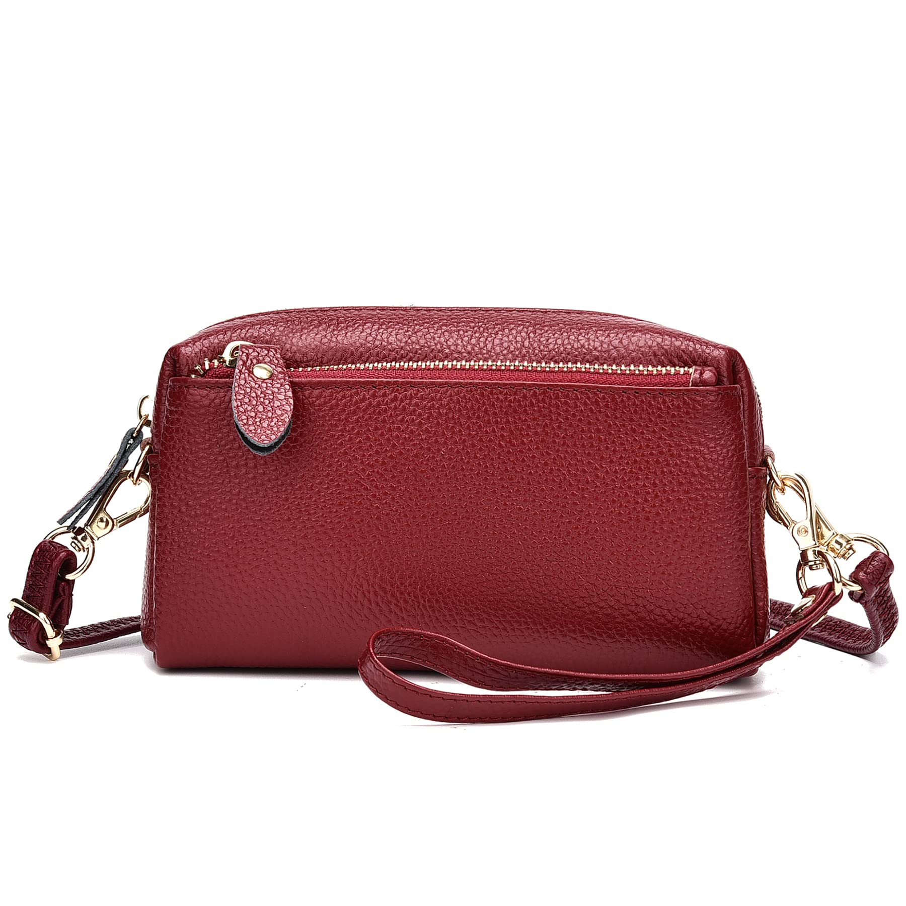 Stylish Women's Wristlet Handbag - Lightweight Leather Crossbody Purse with Adjustable Shoulder Strap | Perfect for Everyday Use, Travel & Night Out