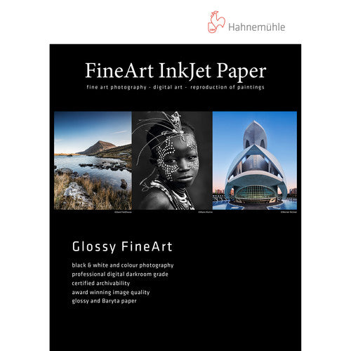 Hahnemühle FineArt Baryta 325gsm Premium Photo Paper - 13x19 Inches, 25 Sheets for Professional Photography & Art Prints
