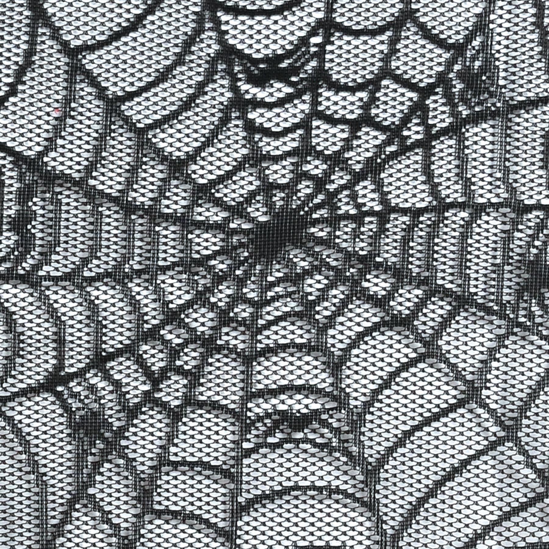 12 Pack Halloween Spider Web Mantel Scarf Decorations - Spooky Fireplace Drape for Halloween Party, Home & Outdoor Decor