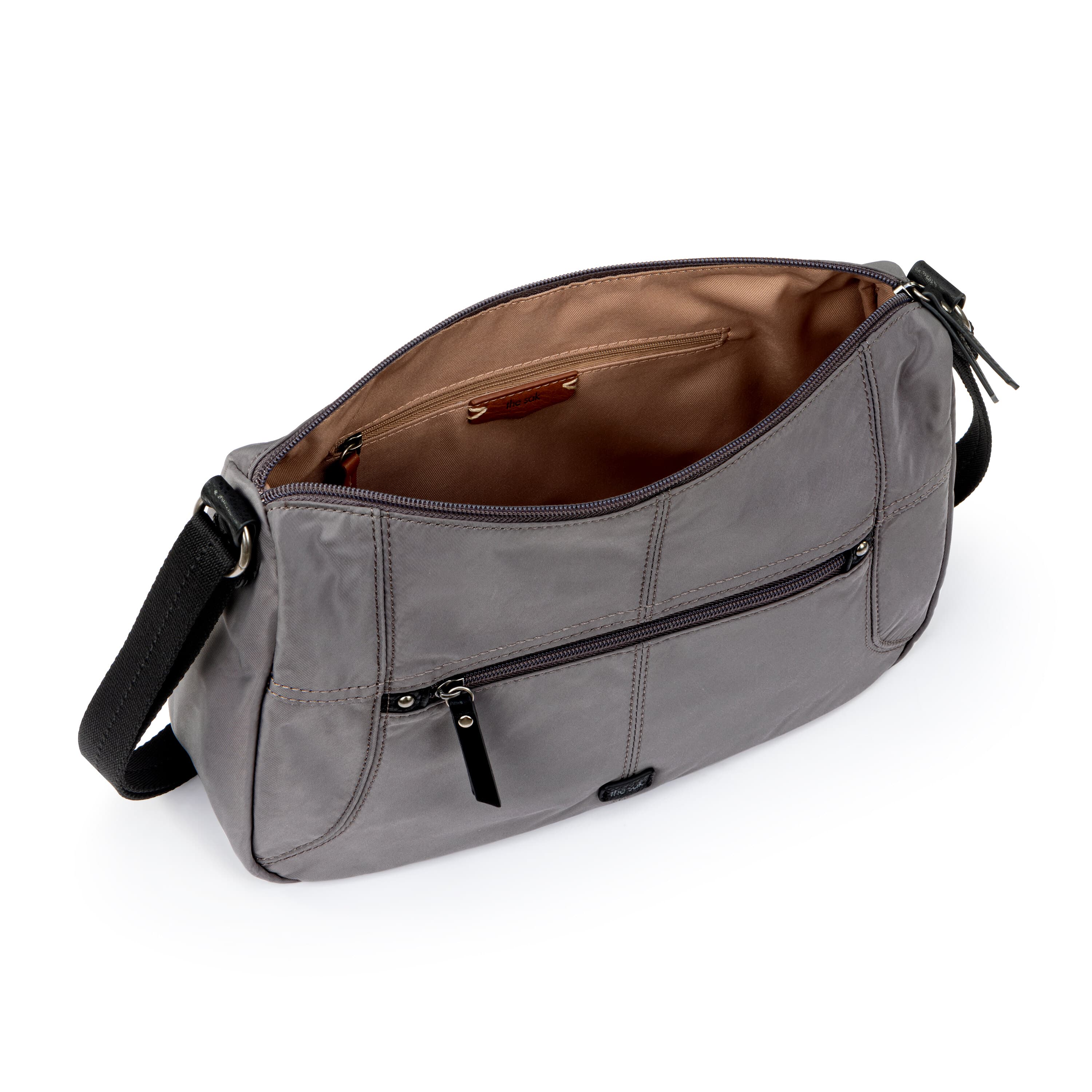 Esperato Hobo Bag - Eco-Friendly Twill Fabric in Slate Color - Perfect for Work, Travel & Everyday Use