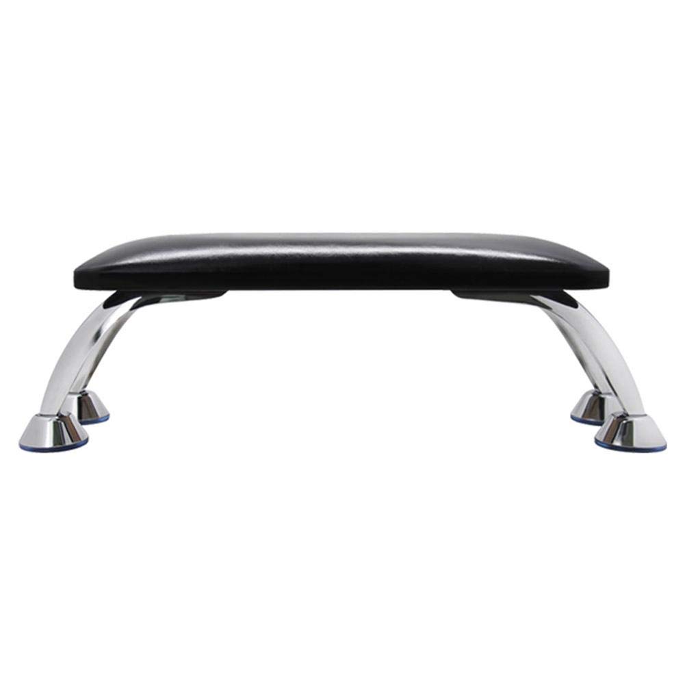 Premium Leather Nail Arm Rest Cushion - Soft Manicure Hand Pillow & Arm Support Stand - Black Spa & Salon Essential for Comfortable Nail Art, Gel Polish, and Acrylic Services
