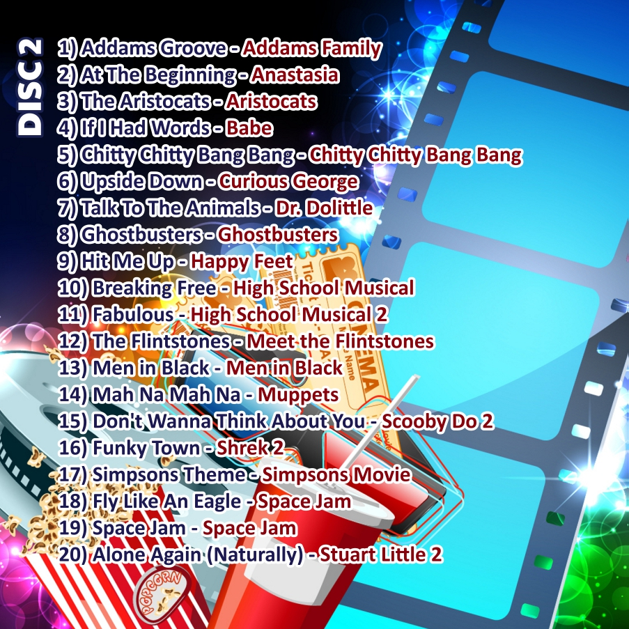 Mr Entertainer Big Karaoke Hits of Kids Movies Vol. 2 - Children's Sing-Along Songs from Popular Animated Films | Perfect for Birthday Parties, Family Gatherings & Kids' Karaoke Nights