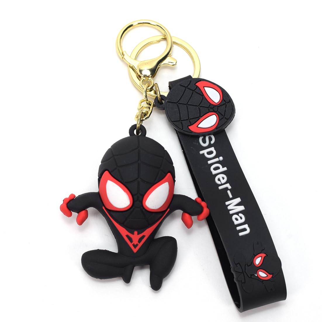 Daiyamondo Cute Panda 3D Rubber Keychain - Anime Style Bag Charm, Bike & Car Key Ring - Perfect Gift for Girls (Ideal for Backpacks, Keys & Gifts)