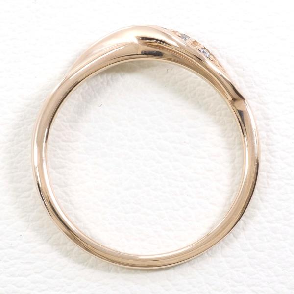 4℃ K10PG Diamond Ring - 14K Gold Plated Elegant Solitaire Ring for Women, Perfect for Engagement, Wedding & Anniversary Gifts
