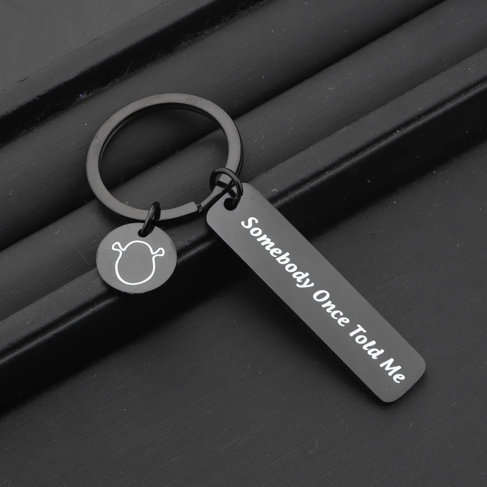 FAADBUK Cartoon Keychain - Funny Shrek Inspired Gift for Cartoon Fans | Perfect for Keychains, Backpacks, and Gifts