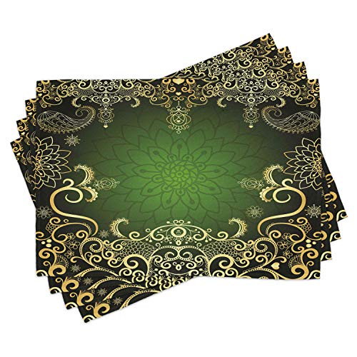 Green Black Pale Yellow