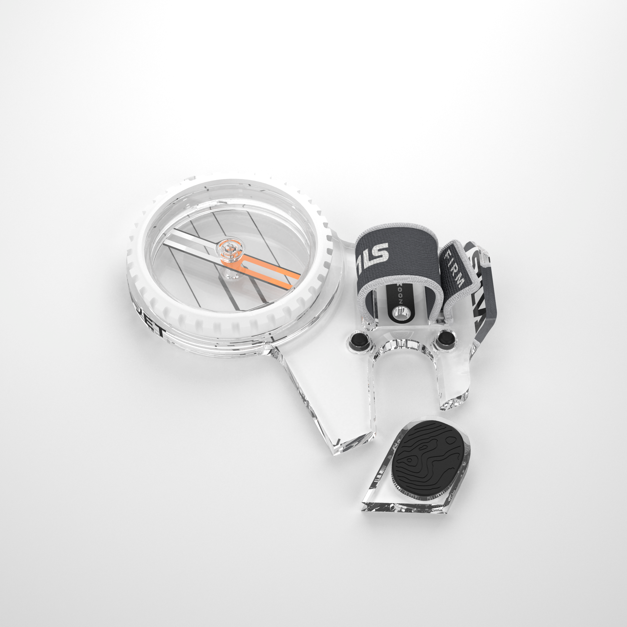 Silva Arc Jet 360 Left-Hand Oriented Compass - Premium Hiking & Outdoor Navigation Tool for Camping, Backpacking & Survival Adventures
