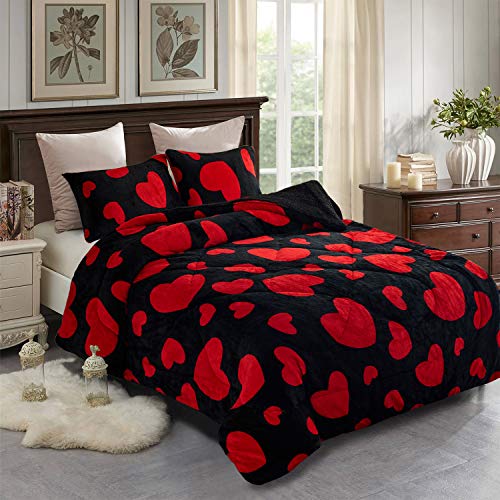 Black Red Heart