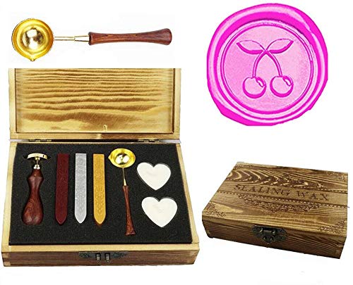 Vintage Wax Seal Stamp Kit for Wedding Invitations & Gifts