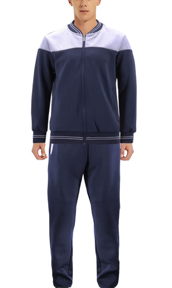 Men's 2 Piece Tracksuit Set - Breathable Gym Workout Running Jogging Sports Outfit for Active Lifestyle | Perfect for Training, Fitness, and Casual Wear