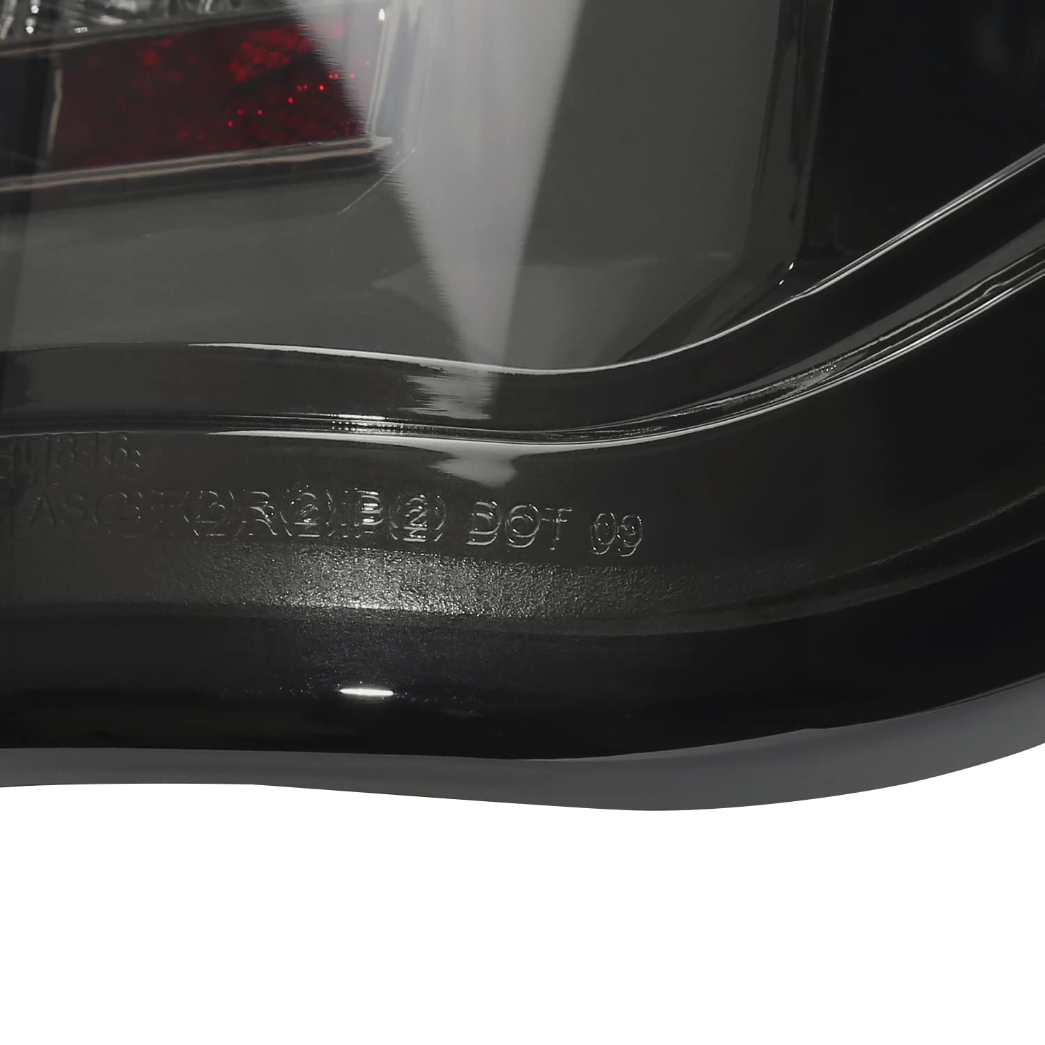Spec-D Tuning LED Smoke Tail Lights with Light Bar for 2009-2014 Ford F150 - Left & Right Pair Assembly - Upgrade Your Truck's Style & Night Visibility for Safer Driving