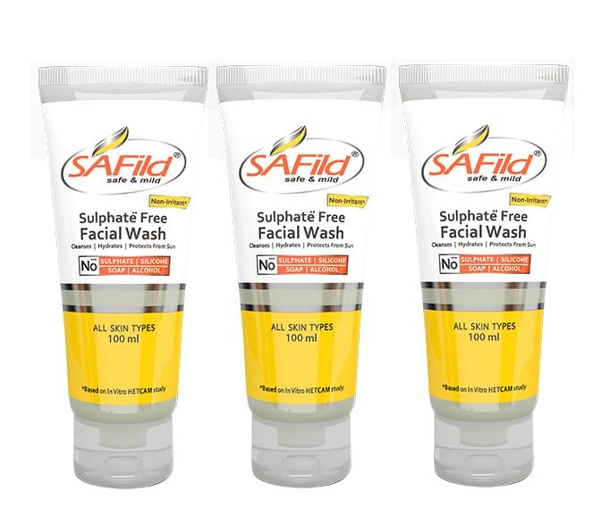 Gentle Face Wash for Sensitive Skin - Non-Irritating Formula for Glowing Skin | 3-Pack 100ml Cleanser for Women & Men | Perfect for Daily Skincare Routine & Travel