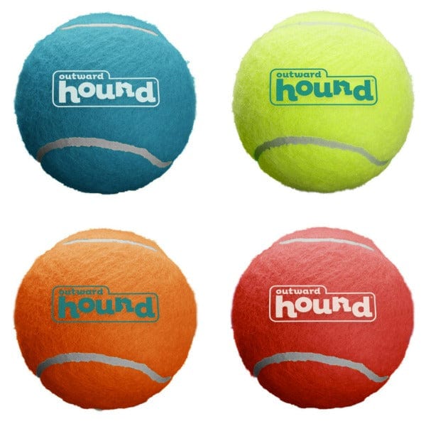 Outward Hound Squeaker Ballz Dog Toy - Durable Chew Toys for Small & Large Dogs - Fun Interactive Play for Indoor & Outdoor Use