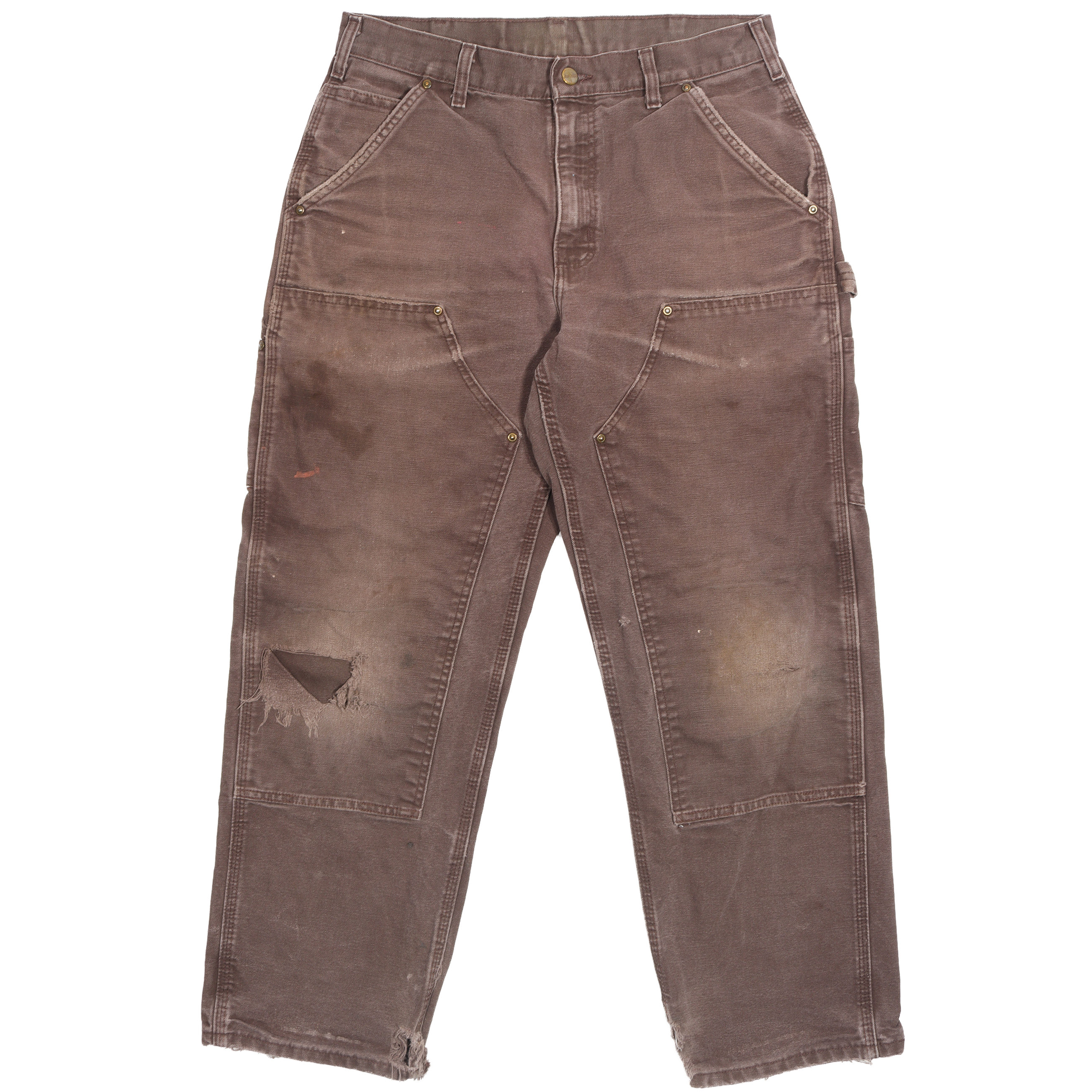 Vintage 1990s Carhartt Work Pants for Men - Durable Heavy Duty Workwear for Construction, Farming & Outdoor Activities