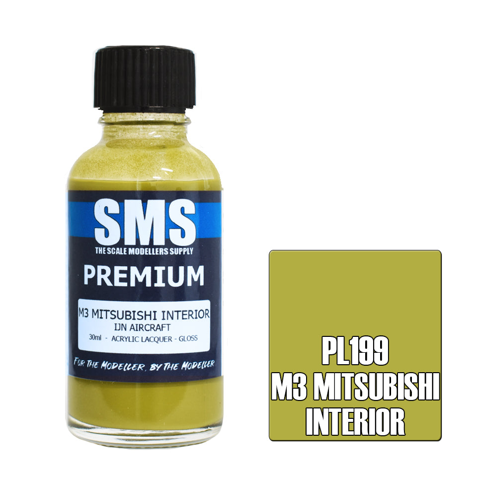 Premium M3 Mitsubishi 30ML Airbrush Paint - High-Quality Acrylic Lacquer for Interior Models, Miniatures & DIY Crafts - Perfect for Hobbyists & Artists