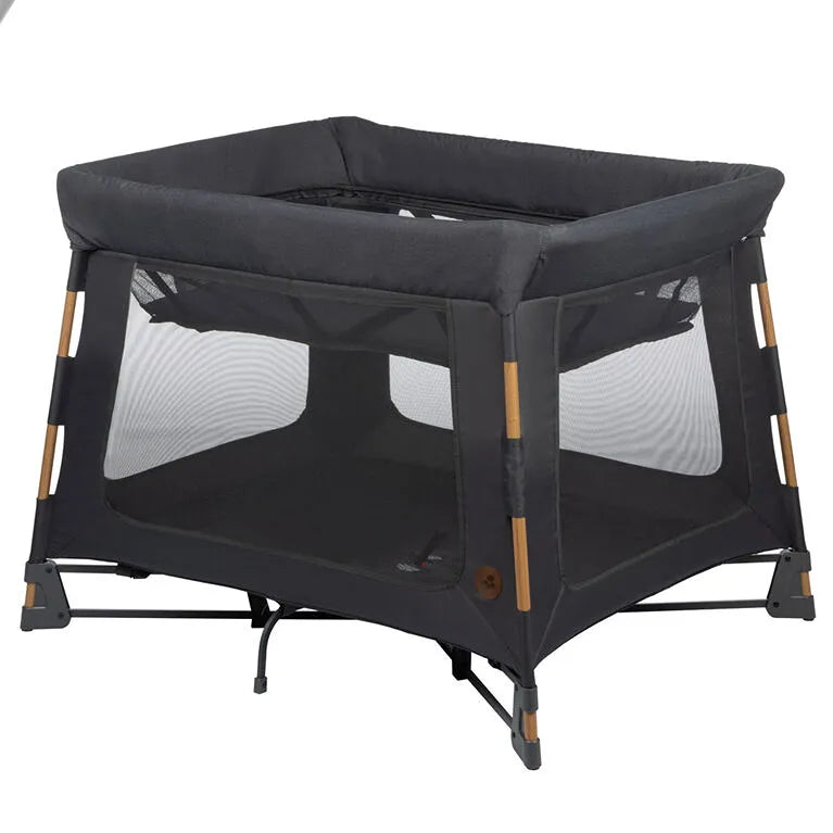 Swift Playard Classic Graphite - Portable Baby Play Yard with Breathable Mesh, Lightweight Foldable Design for Home, Travel & Daycare Use