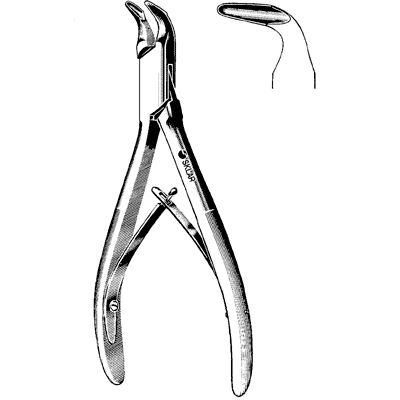 Blumenthal Rongeur 90 Degree Angled Surgical Bone Cutter Instrument - 42 629 - Ideal for Orthopedic, Neurosurgery & Dental Procedures