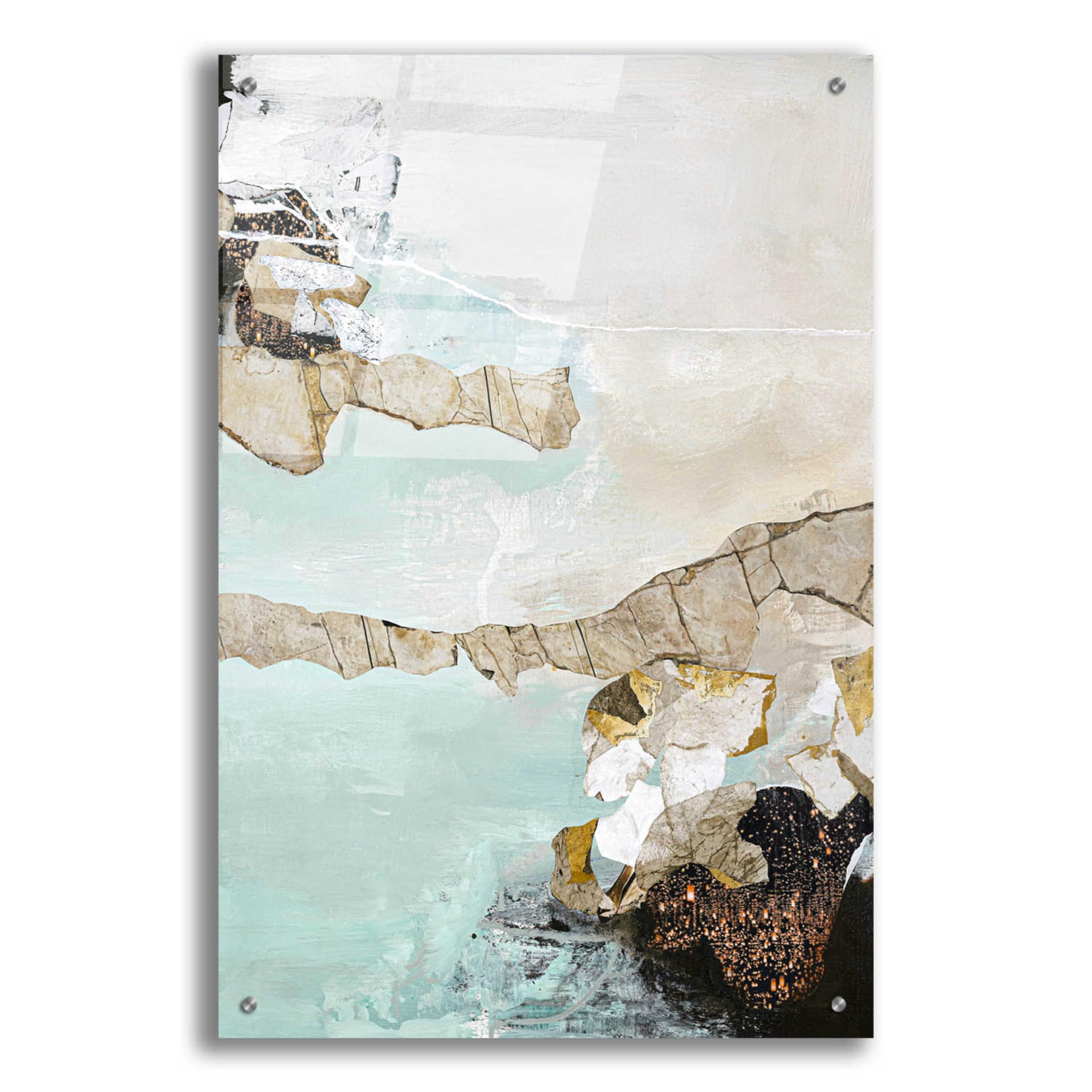 Epic Art 'Art Piece 1' by Design Fabrikken - Premium Acrylic Glass Wall Art 24x36 Inches - Modern Home & Office Decor for Living Room, Bedroom, or Workspace