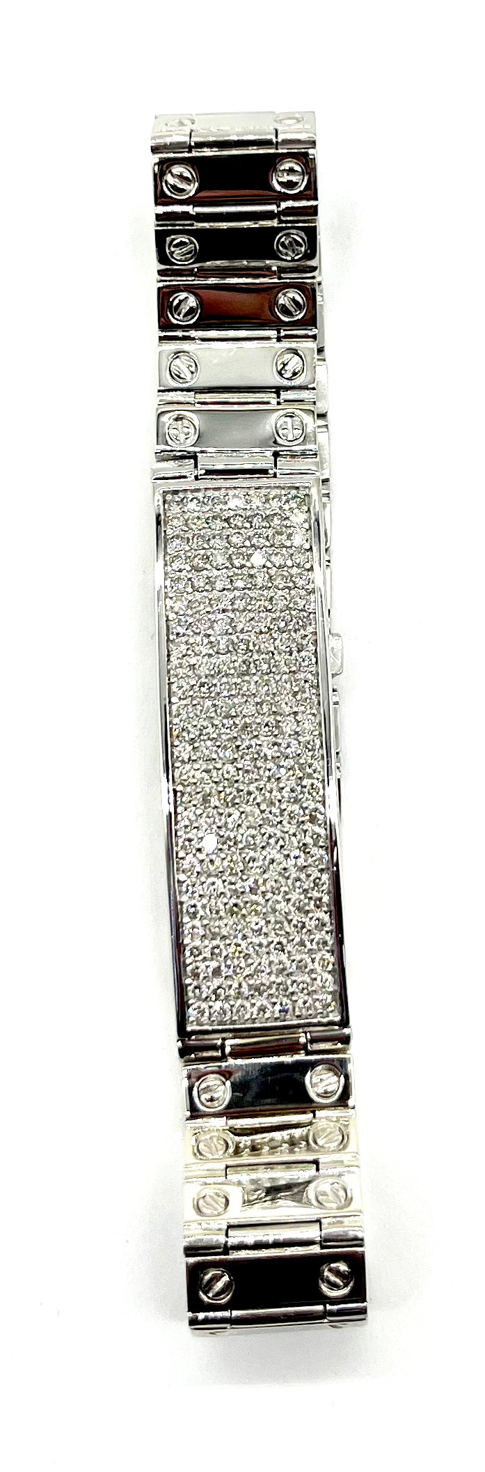 Men's White Gold Diamond Bracelet - Elegant & Luxurious Jewelry for Gifts, Weddings & Special Occasions