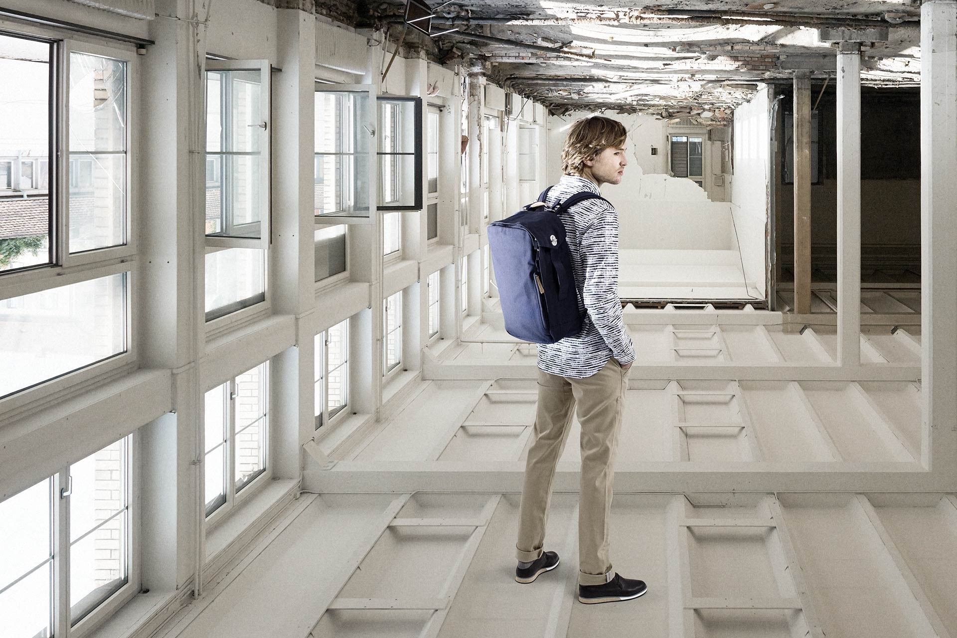 Qwstion Backpack - Stylish & Durable Unisex Laptop Backpack for Work, Travel & School | Water-Resistant & Eco-Friendly Design