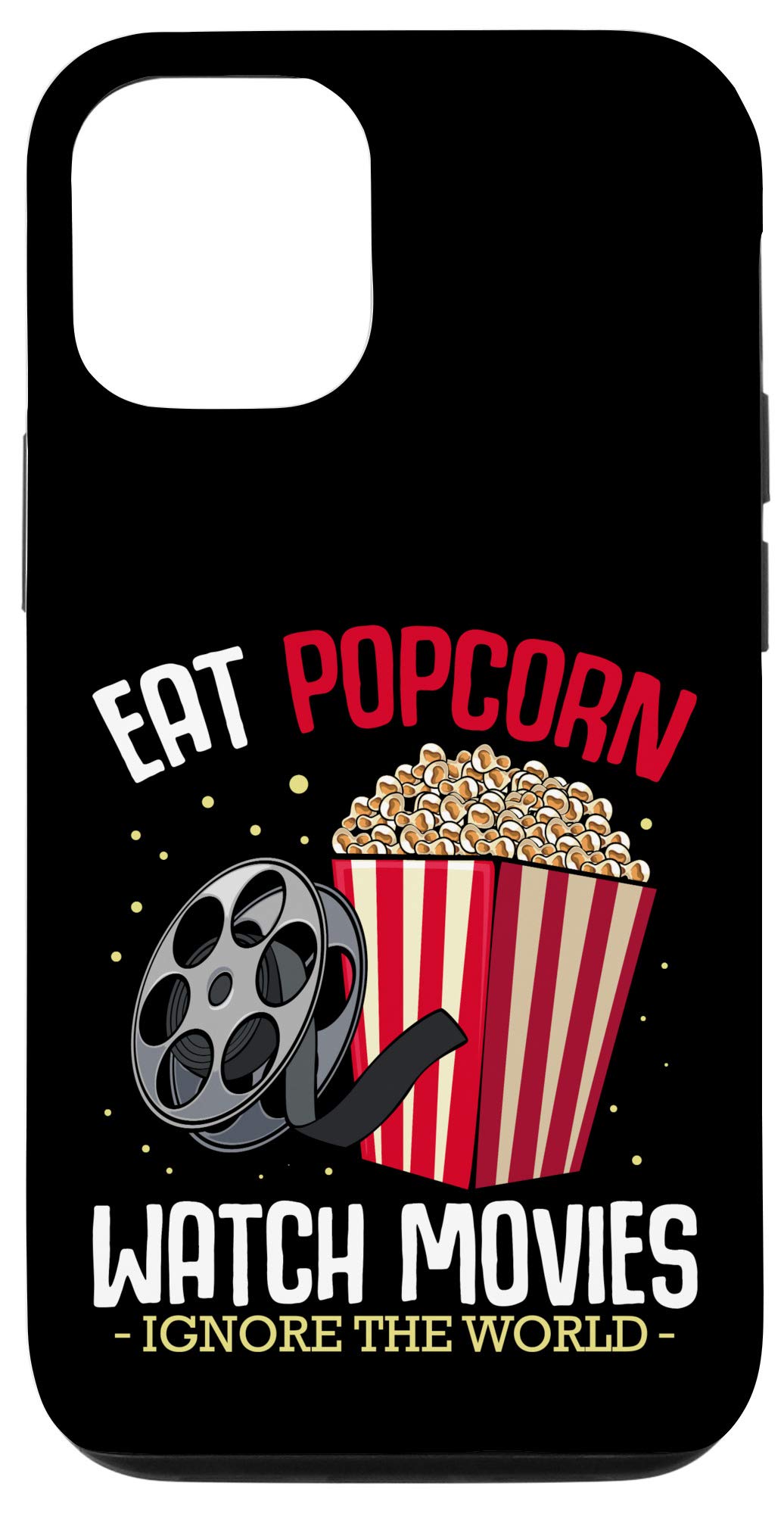 iPhone 12/12 Pro Case - Shockproof & Scratch-Resistant Phone Cover for Watching Movies & Snacking | Perfect for Movie Nights, Travel & Daily Use