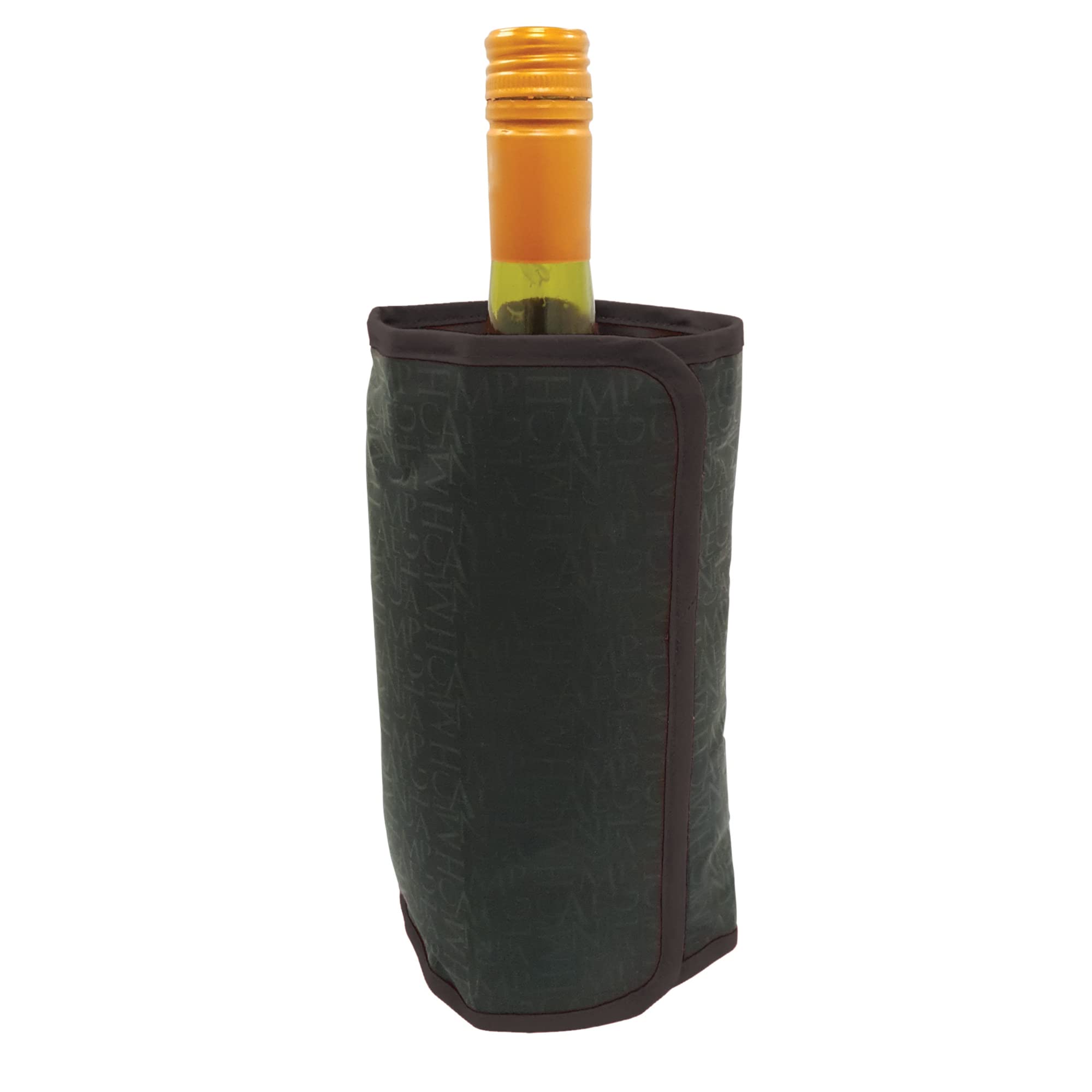 Original Bar Dual Wrap Black Wine Bottle Chiller & Warmer - Keep Wine at Perfect Temperature for Parties, Dinners & Gifts