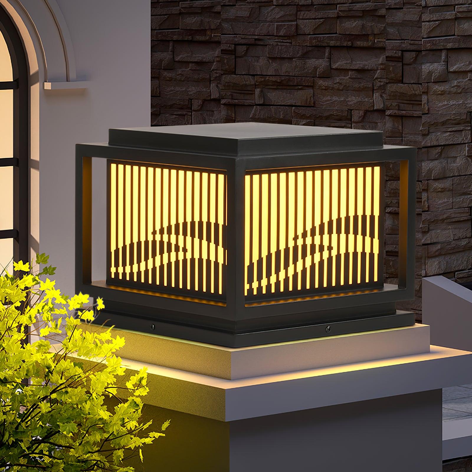 Outdoor Wall Mounted Window Grille Light - Decorative Exterior Lighting for Porch, Patio, and Garden - Weatherproof & Energy Efficient