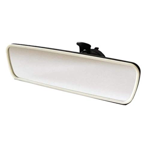 Beige frame/White mirror