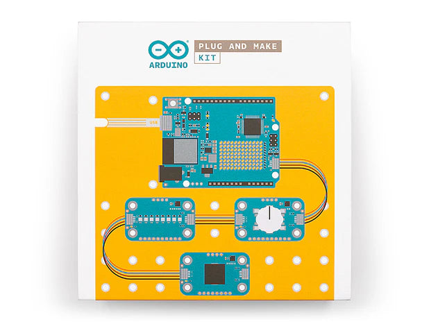 Arduino Plug and Make Kit - Easy DIY Electronics Starter Set for Beginners | STEM Learning, Home Projects & Robotics Development