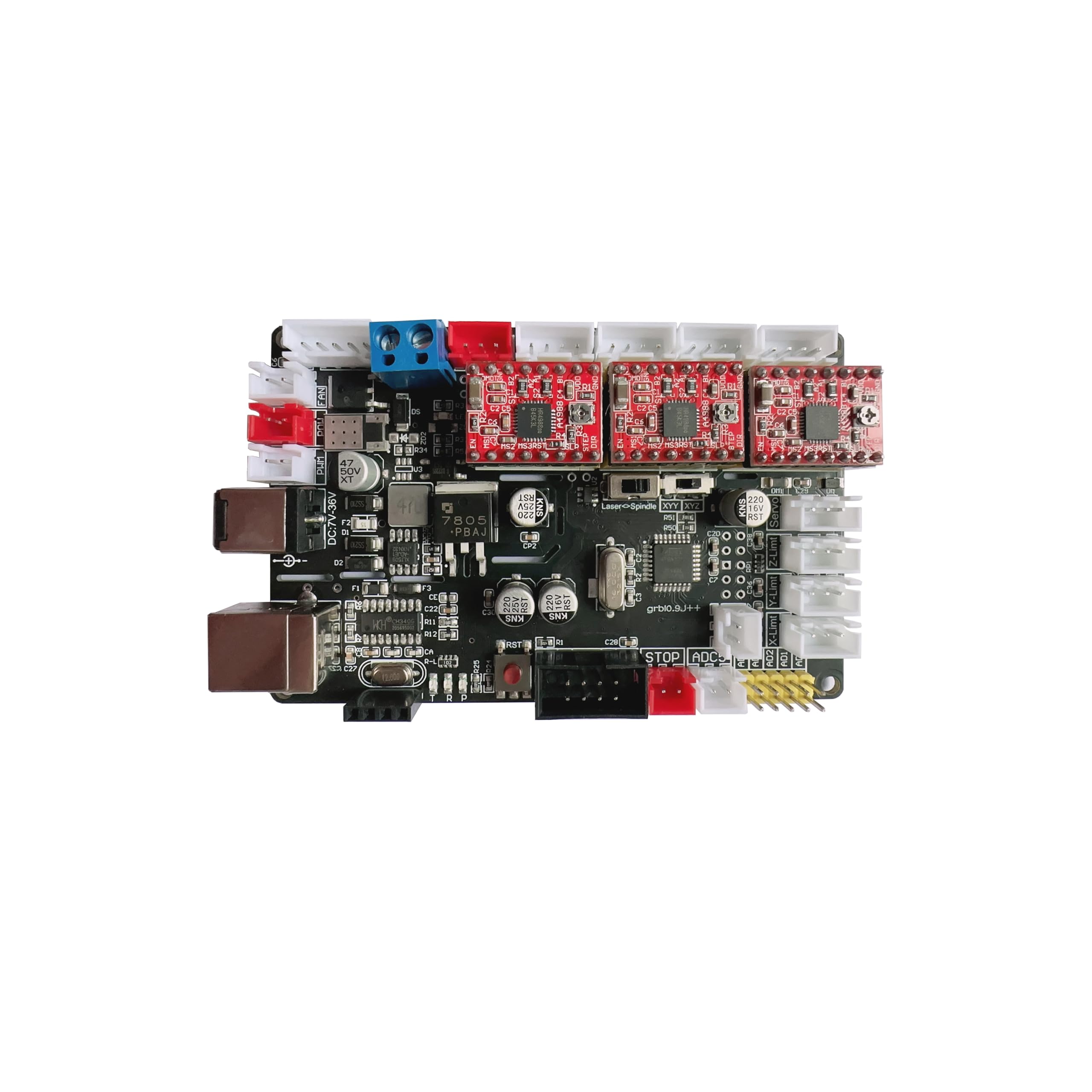 GRBL 3-Axis CNC Controller Board for DIY CNC 3018/1610/2418 - Perfect for Wood Carving & Engraving