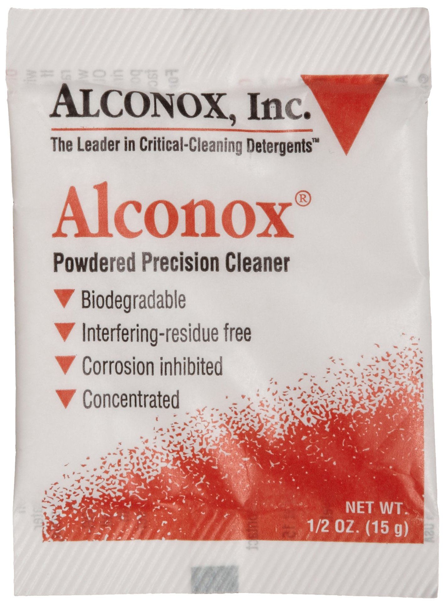 Alconox 1112 Powdered Precision Cleaner - 50 Pack (1/2oz Each) | Laboratory & Medical Equipment Detergent | Ideal for Surgical Instruments, Glassware & Lab Tools