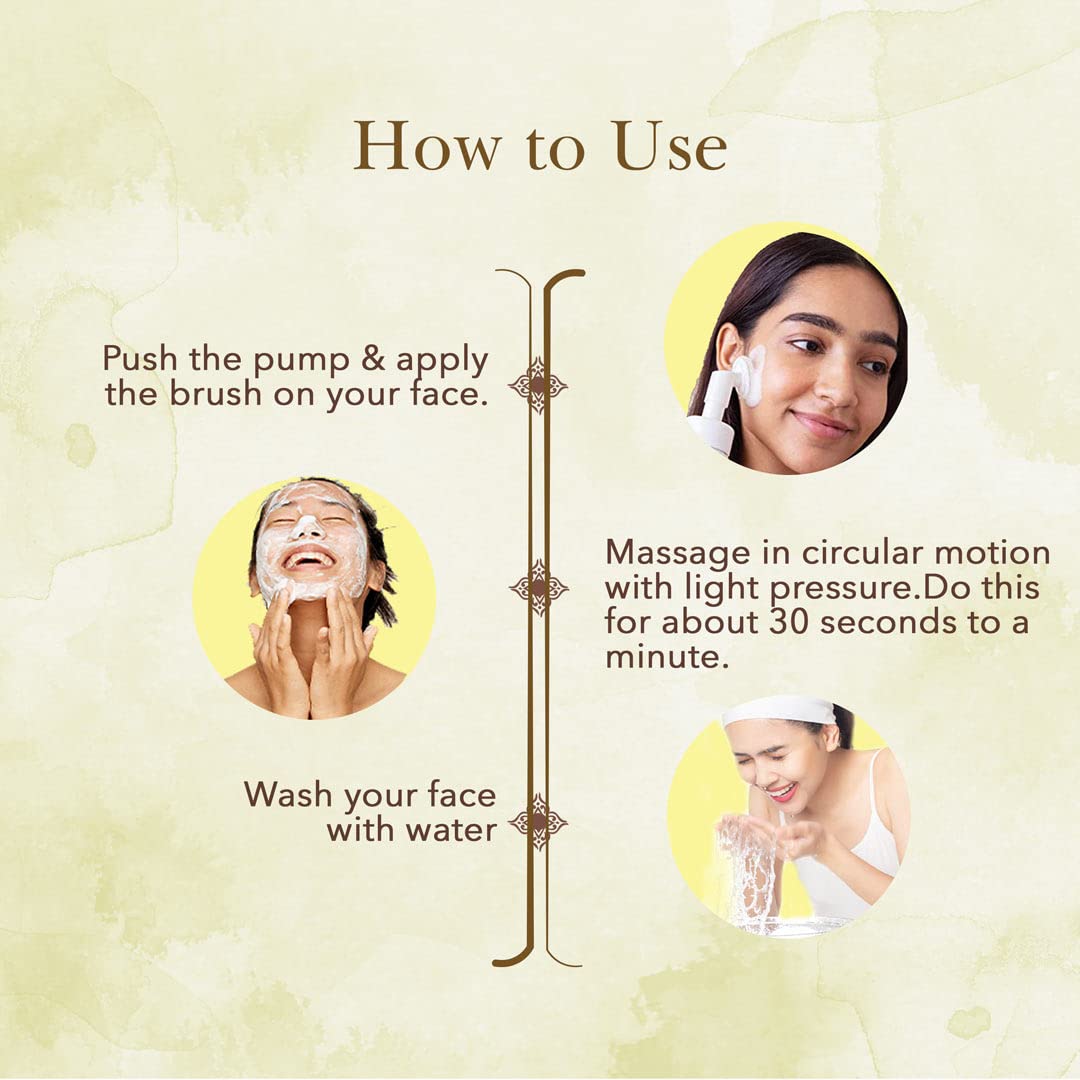 Kalit Natures Vitamin C Foaming Face Wash with Rosehip & Gotu Kola - Skin Brightening & Collagen Boosting Cleanser (150ml) for Glowing Complexion | Perfect for Daily Skincare Routine & Anti-Aging Regimen