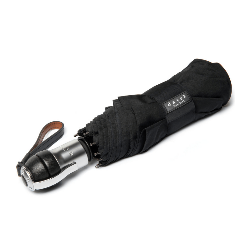 Davek Solo Umbrella - Premium Compact Travel Umbrella with Windproof Design for Men & Women - Perfect for Commuting, Travel, and Outdoor Activities