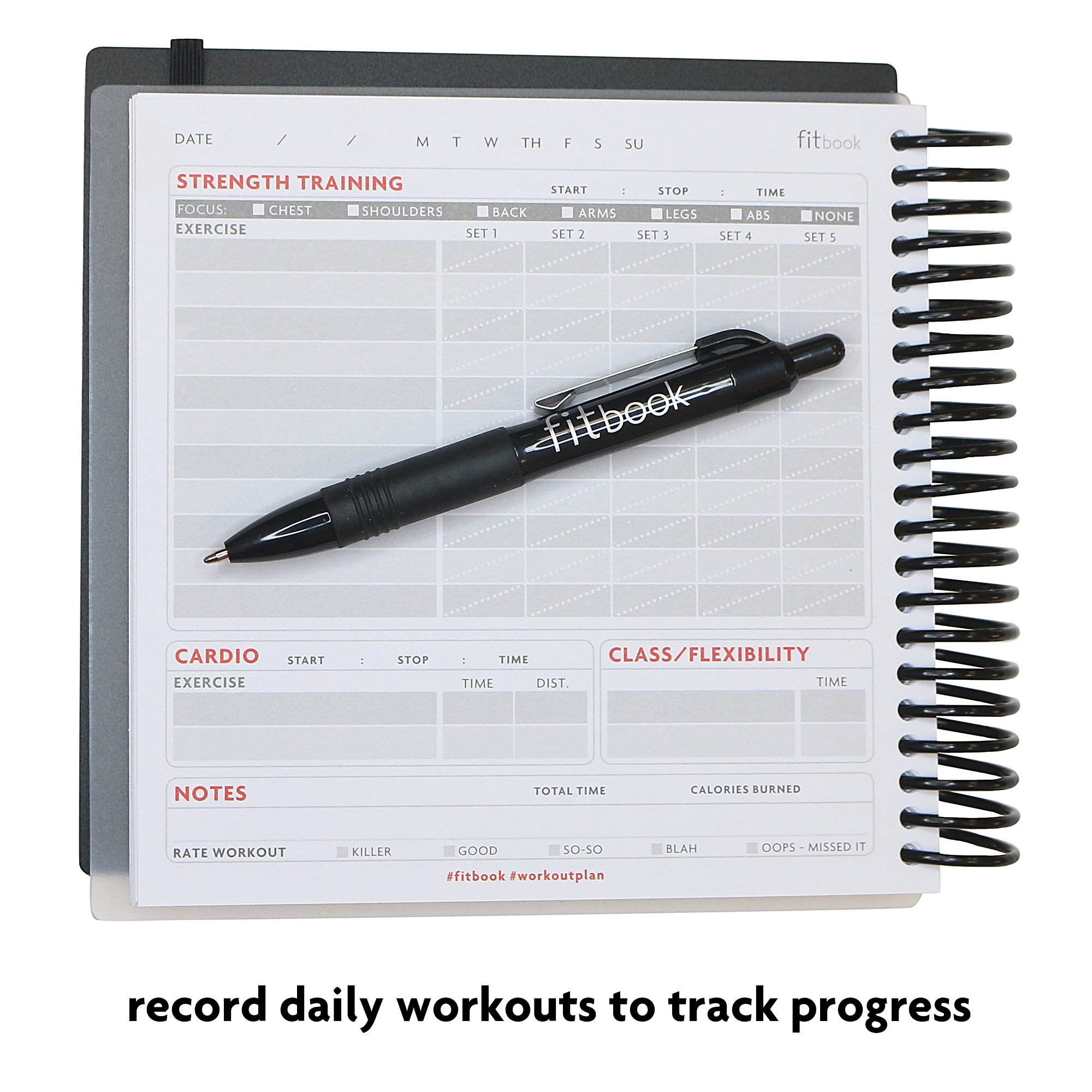 Fitlosophy Fitbook: 12-Week Fitness Journal & Workout Planner for Weight Loss, Exercise Tracking & Goal Setting - Perfect for Gym, Home Workouts & Fitness Challenges