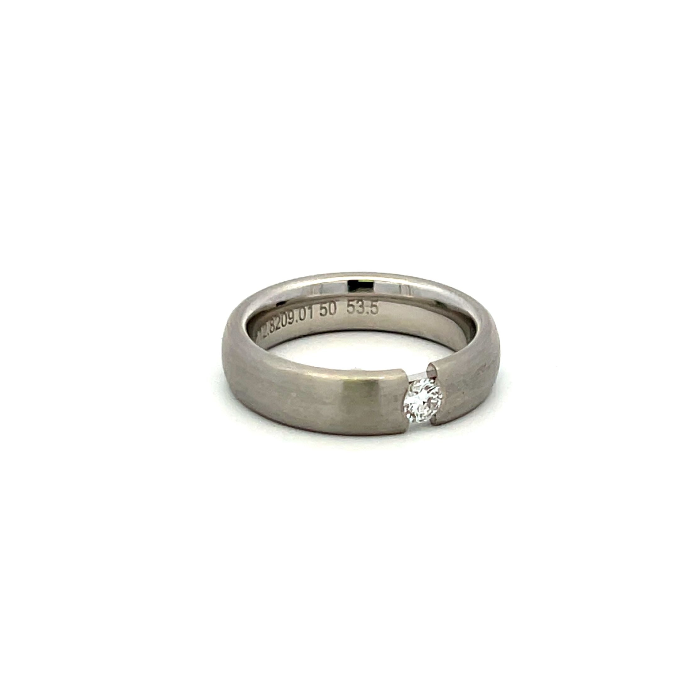 0.18 Carat Round Brilliant G VS1 Diamond 18K White Gold Engagement Ring for Women - Perfect Proposal Gift, Wedding Band, Anniversary Jewelry & Romantic Occasions