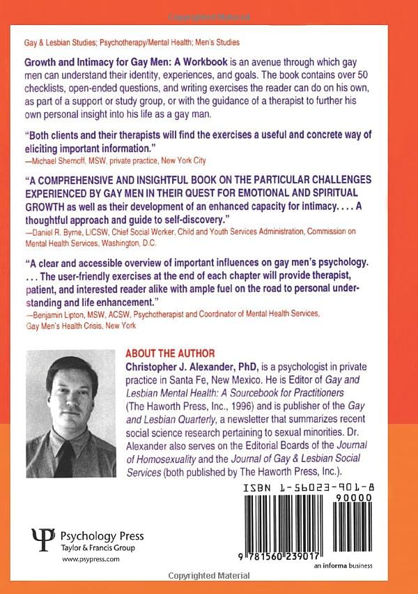 Growth and Intimacy for Gay Men - Haworth Gay & Lesbian Studies Book | LGBTQ+ Relationships, Self-Discovery & Personal Development | Perfect for Couples Therapy & Pride Month Reading