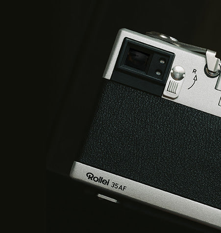Rollei 35AF 35mm Film Camera Silver - Compact Vintage Analog Camera for Travel, Street Photography & Collectors