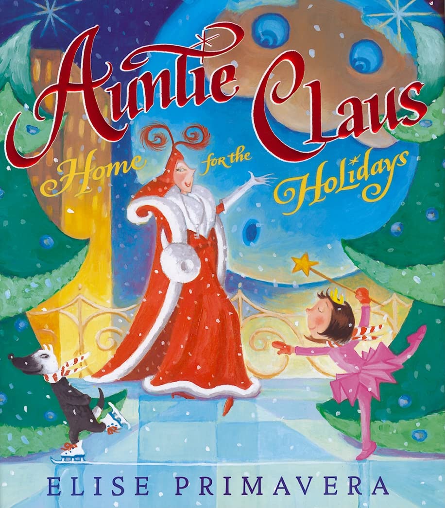 Auntie Claus - Festive Holiday Home Decor for Christmas, Thanksgiving & Winter Celebrations | Perfect for Living Room, Fireplace & Front Porch Decorations