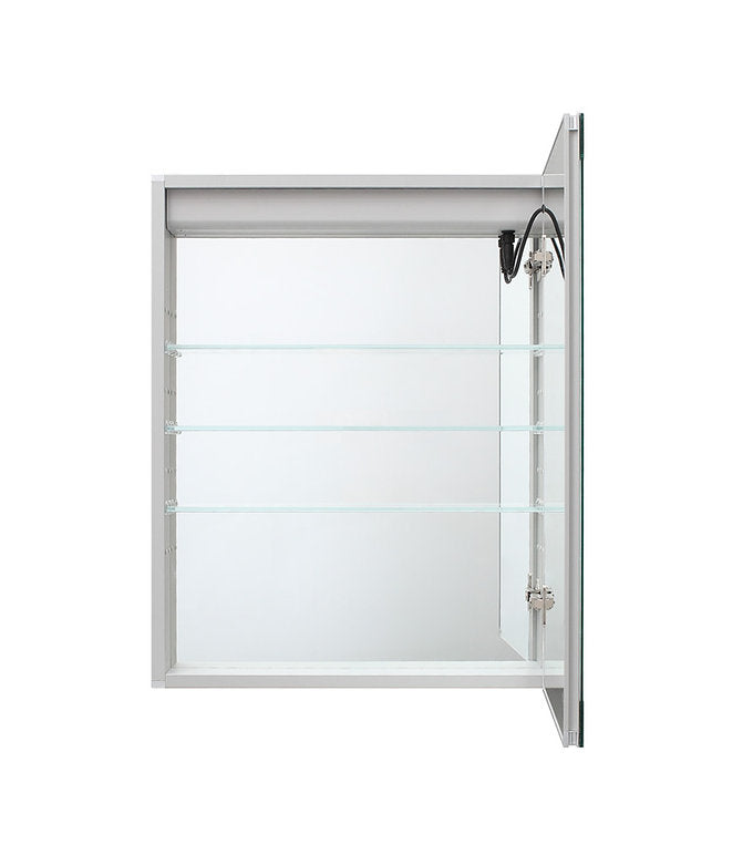 Aquadom Royale Basic Q 24x30 Right or Left Hinge LED Lighted Bathroom Medicine Cabinet - Perfect for Modern Homes & Spa-Like Retreats